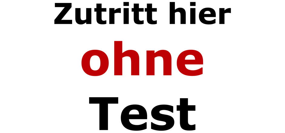 Corona: Zutritt im Laden ohne Test möglich