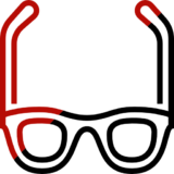 Umfärben einer Brillenfassung